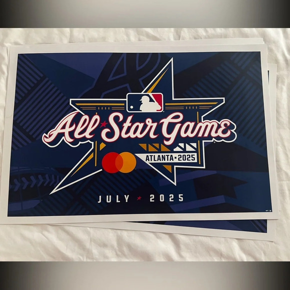 2025 Atlanta Braves MLB All-Star Game Poster 12x18 - Picture 1 of 1